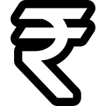 Rupee 2 SVG Icon